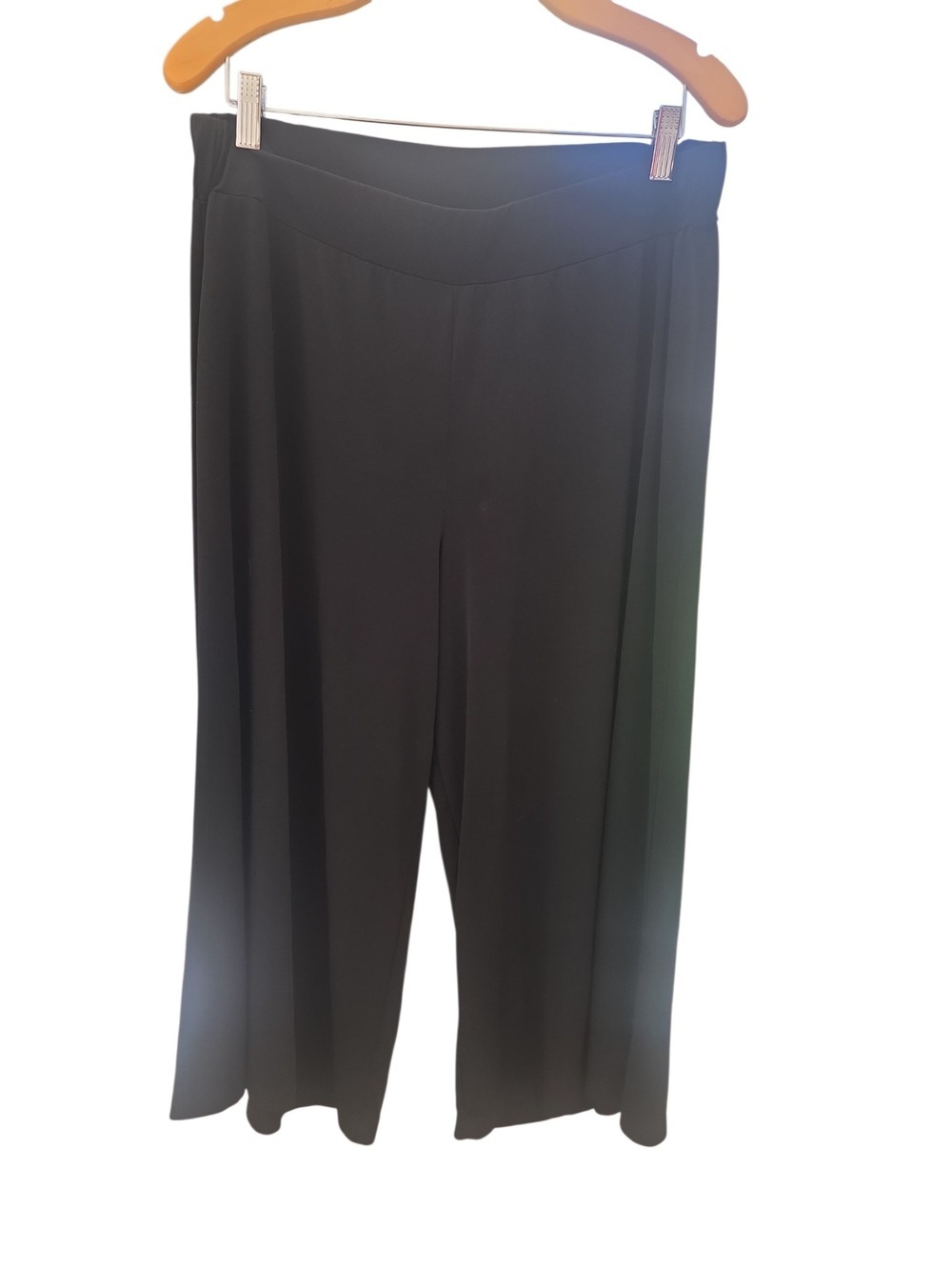 Penn Wright Mason Black Wide Leg Pants 1X